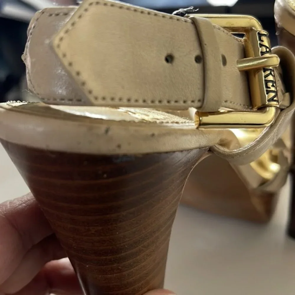 Lauren Ralph Lauren Tan Leather Strap FAYRE 5